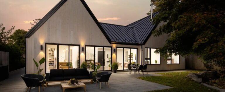 Una casa contemporánea de campo ideal para un escape de fin de año en familia